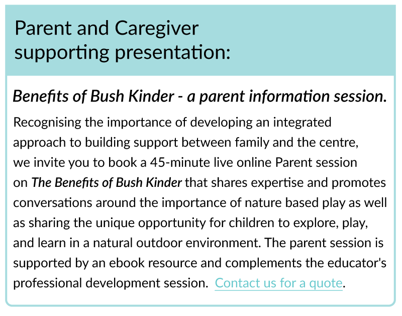 Bush Kinder Parent Presentation