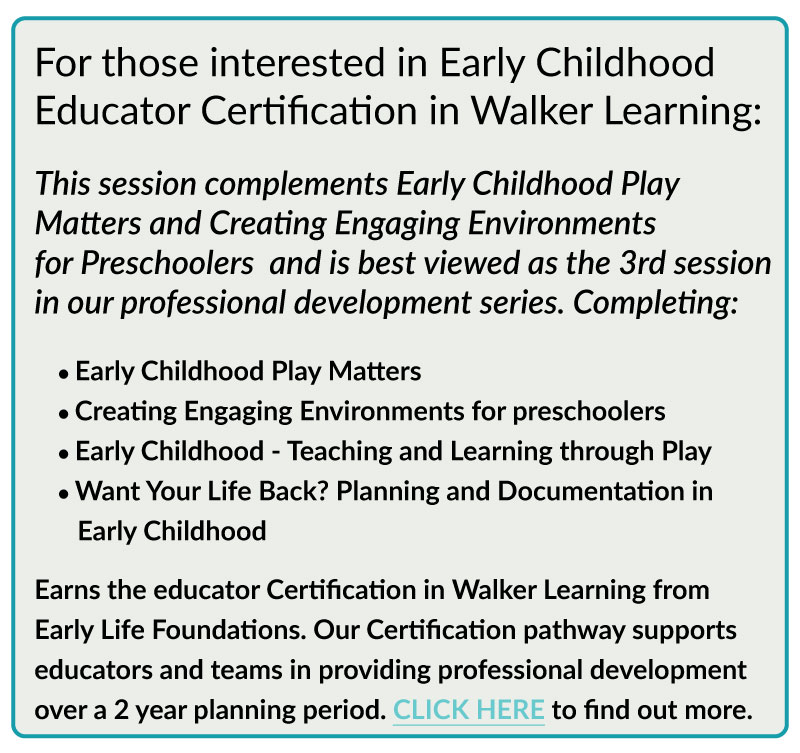 Early Childhood Educator certification